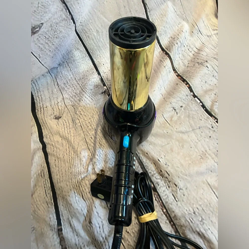 Hot Tools 1084 Professional‎ AC Motor Blow Dryer 1600 Watts Gold Plated Barrel